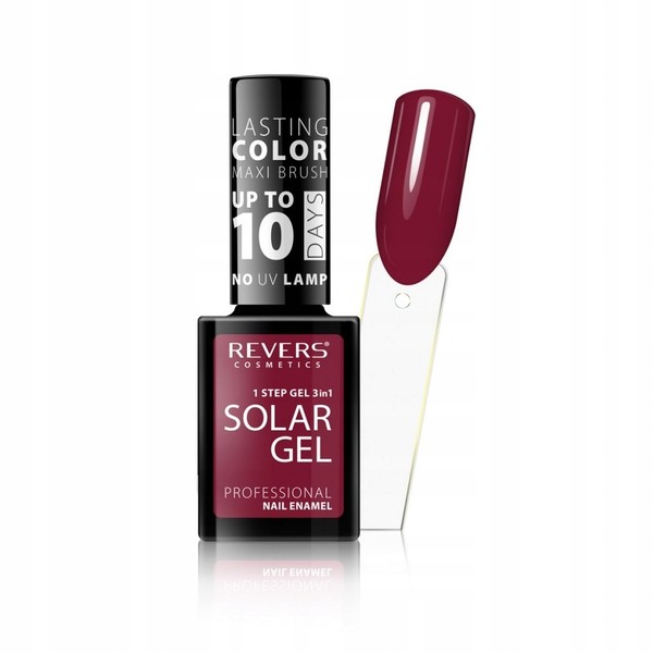 Solar Gel 11 Dry Wine Lakier do paznokci z efektem lakieru hybrydowego