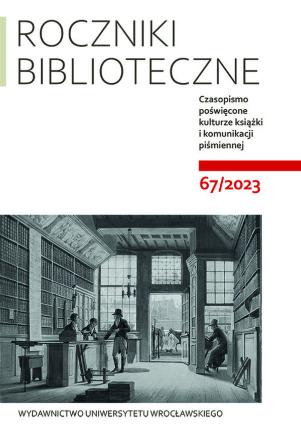 Roczniki Biblioteczne LXVII 67/2023