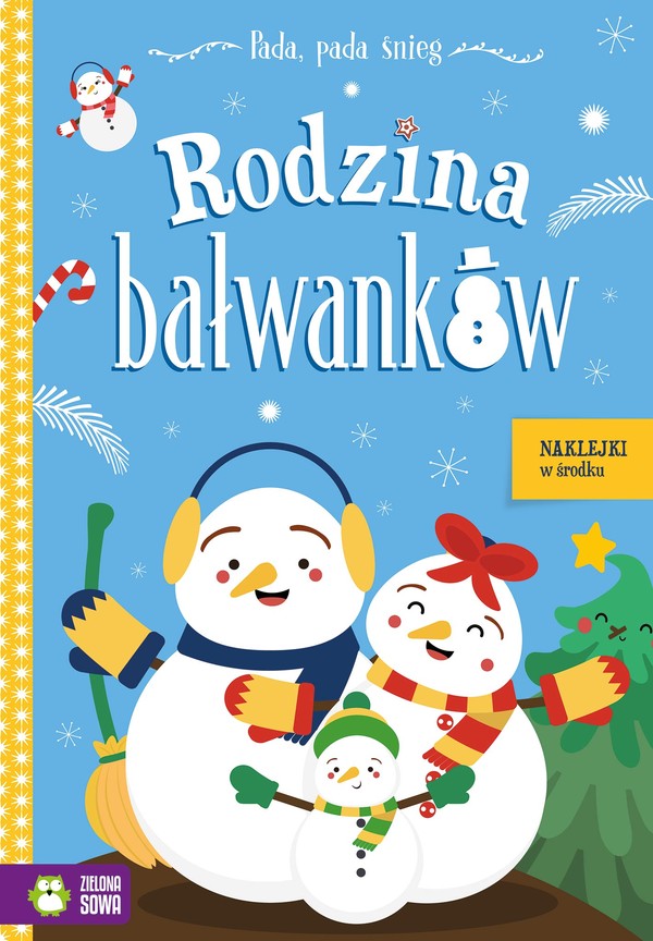 Rodzina bałwanków Pada, pada śnieg