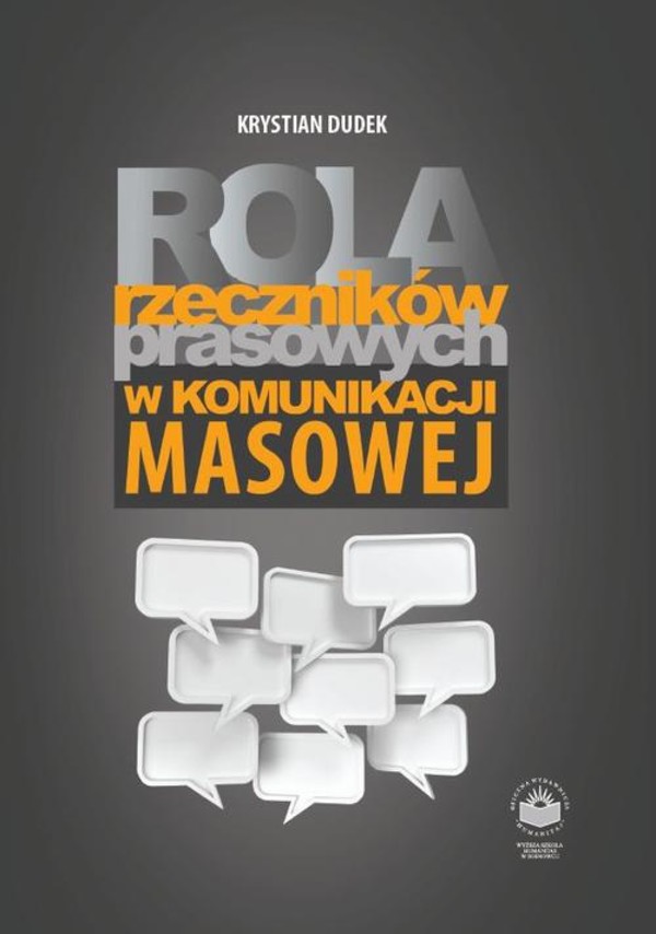 Rola rzeczników prasowych w komunikacji i masowej - pdf