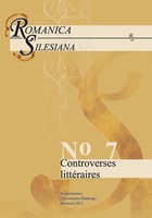 Romanica Silesiana. No 7: Controverses littéraires - pdf