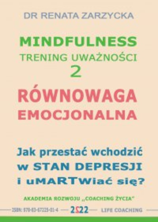 Równowaga emocjonalna. Jak przestać wchodzić w stany depresyjne i umartwiać się? - Audiobook mp3