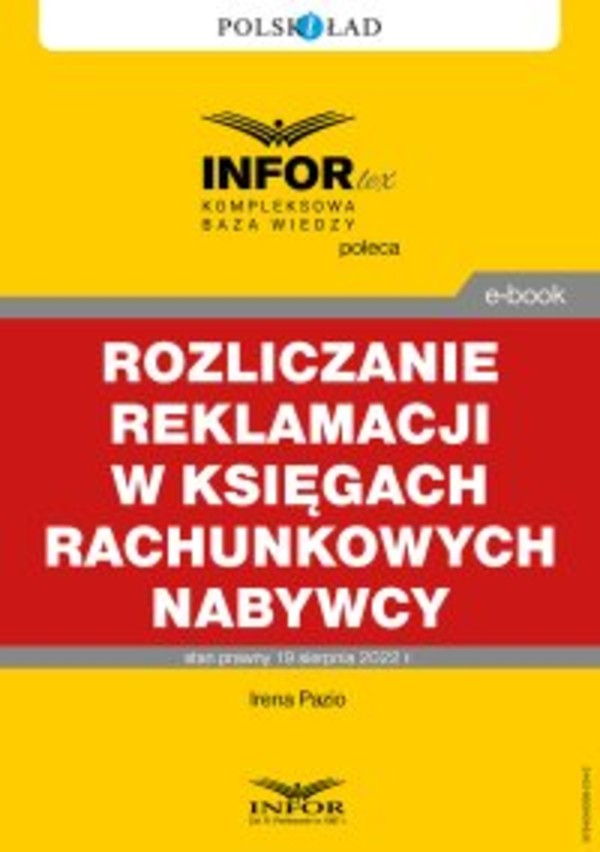 Rozliczanie reklamacji w księgach rachunkowych nabywcy - pdf