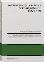 Rozstrzygnięcia sądowe w postępowaniu cywilnym - pdf