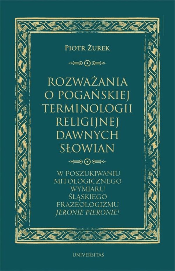 Rozważania o pogańskiej terminologii religijnej dawnych Słowian - mobi, epub, pdf