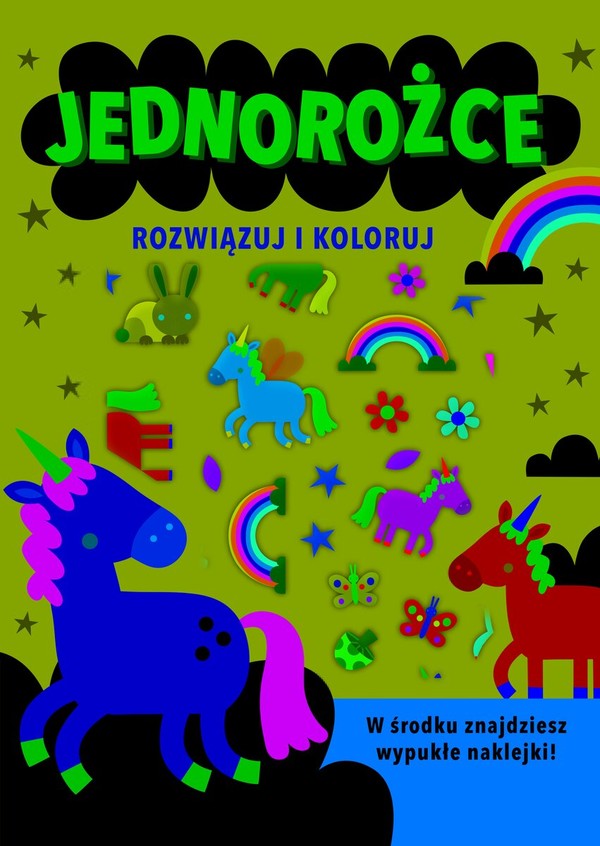 Rozwiązuj i koloruj Jednorożce