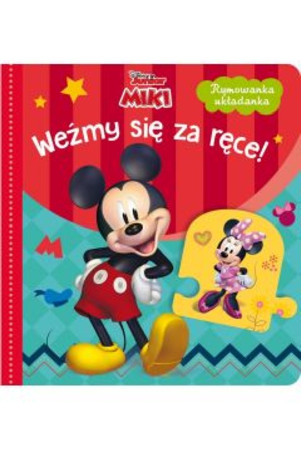 Rymowanka układanka Weźmy się za ręce Disney Junior Miki