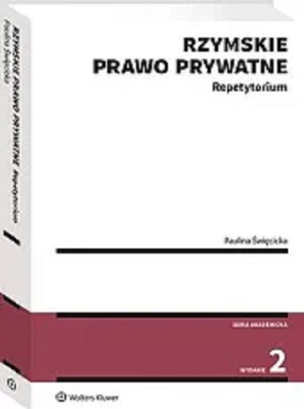 Rzymskie prawo prywatne Repetytorium