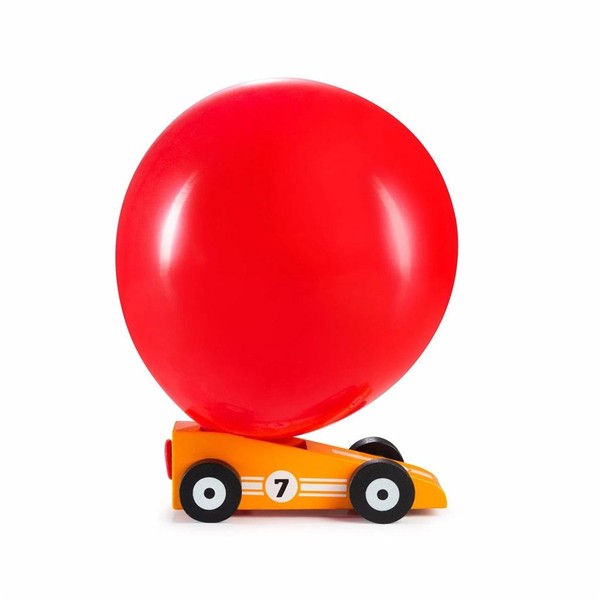 Samochód wyścigowy z balonem Orangestar