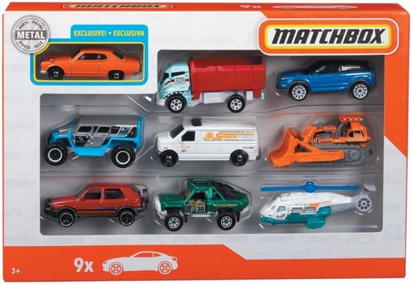 Samochodziki Matchbox 9-pak