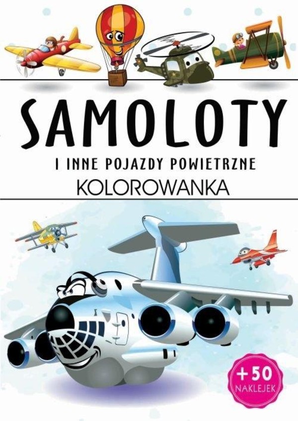 Samoloty - kolorowanka