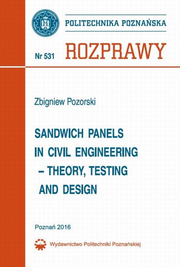 Sandwich panels in civil engineering-theory, testing and design - pdf