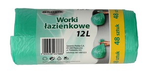 Worki na śmieci łazienkowe 12L