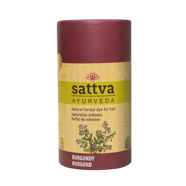 SATTVA_Natural Herbal Dye for Hair naturalna ziołowa farba do włosów Burgundy Natural Herbal Dye for Hair