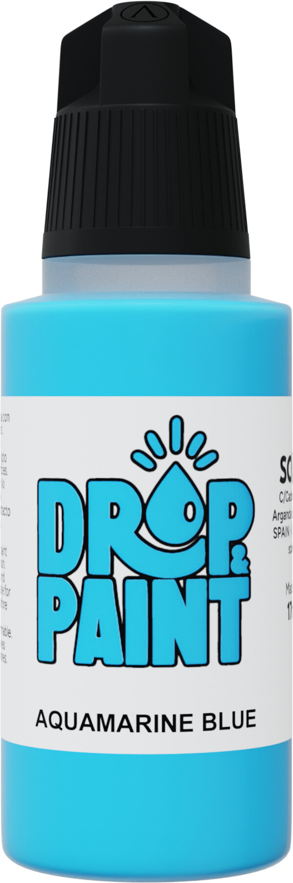 Drop Paint - Aquamarine Blue