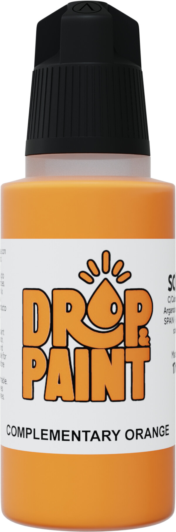 Drop Paint - Complementary Orange