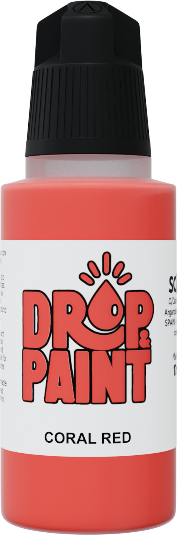 Drop Paint - Coral Red