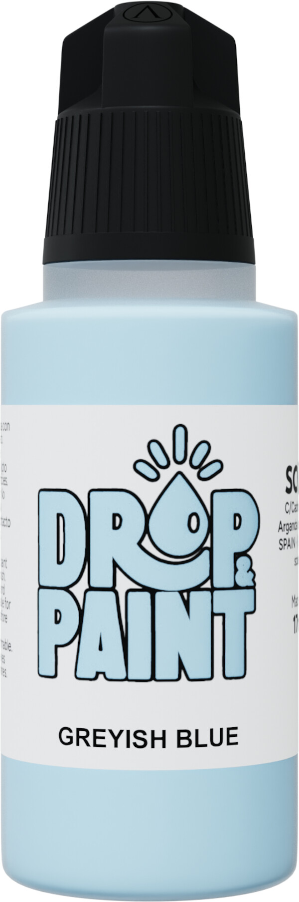 Drop Paint - Greyish Blue