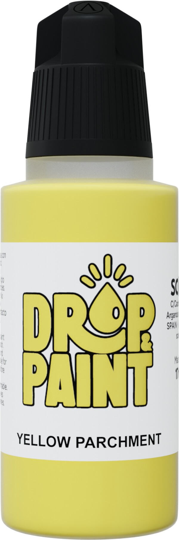 Drop Paint - Yellow Parchment