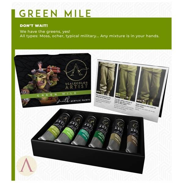 Green Mile Paint Set