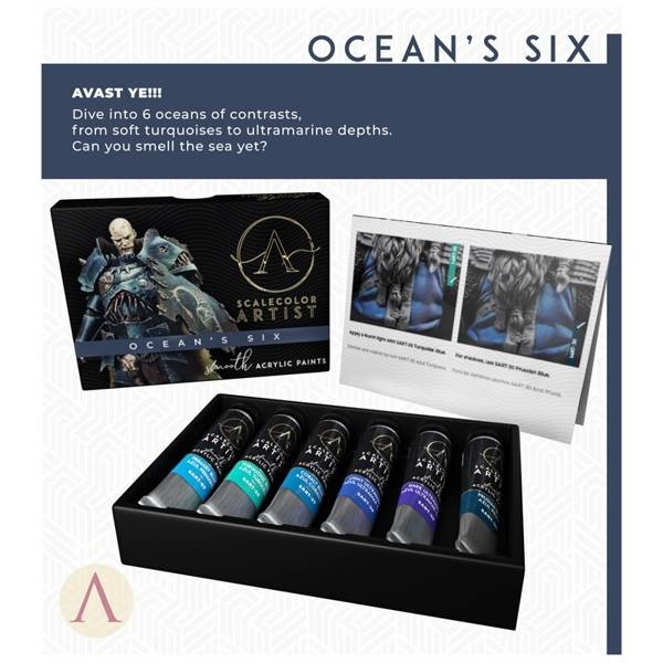 Ocean`s Six Paint Set