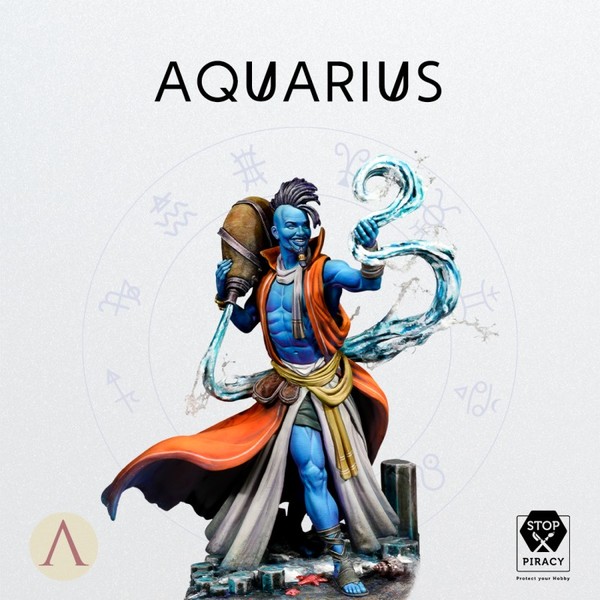 Figurka Zodiak Aquarius 35 mm