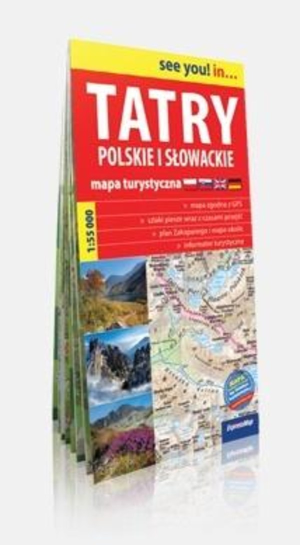 See you! in... Tatry Polskie i Słowackie papierowa mapa turystyczna 1:55 000