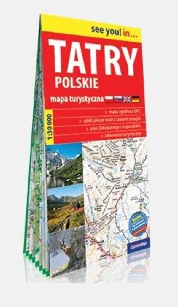 See you! in... Tatry polskie papierowa mapa turystyczna 1:30 000