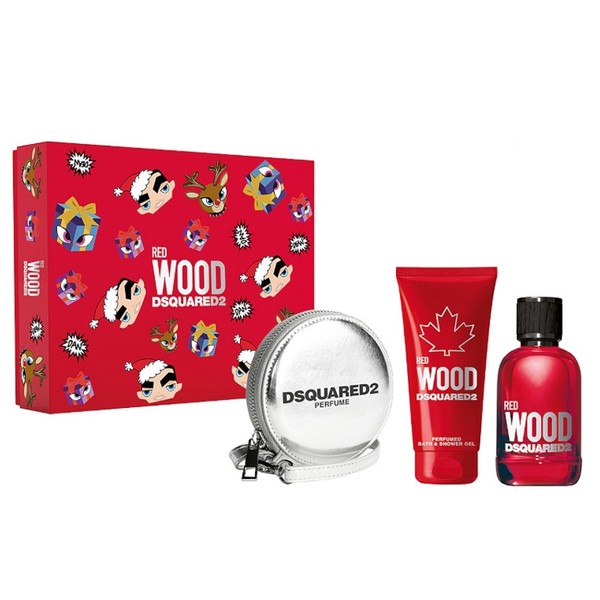 Red Wood Pour Femme + Żel perfumowany+ Portfel