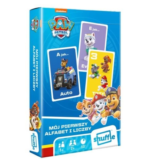 Gra Shuffle - Paw Patrol Mój pierwszy alfabet i liczby