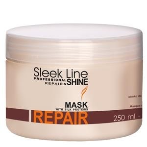 Sleek Line Repair Mask Maska z jedwabiem do włosów zniszczonych