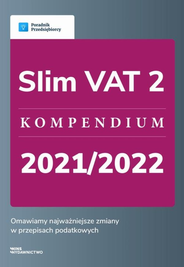 Slim VAT 2 - kompendium 2021/2022 - pdf