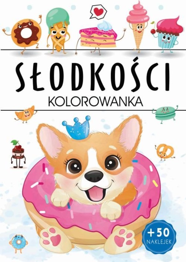 Słodkości kolorowanka