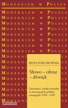 Słowo-obraz-dźwięk. Literatura i sztuki wizualne w koncepcjach polskiej awangardy 1918-1939 - pdf