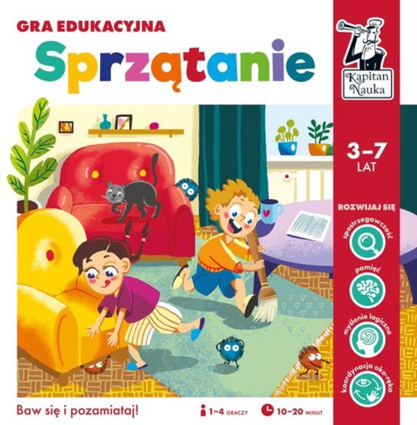 Gra edukacyjna. Sprzątanie. Kapitan Nauka