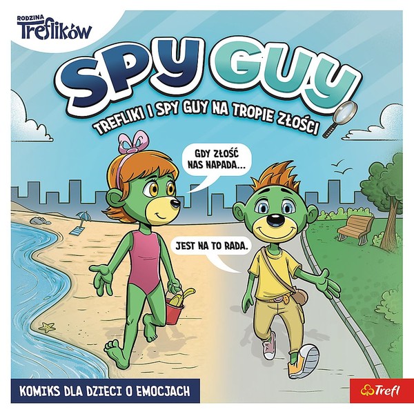 Spy guy komiks. na tropie złości