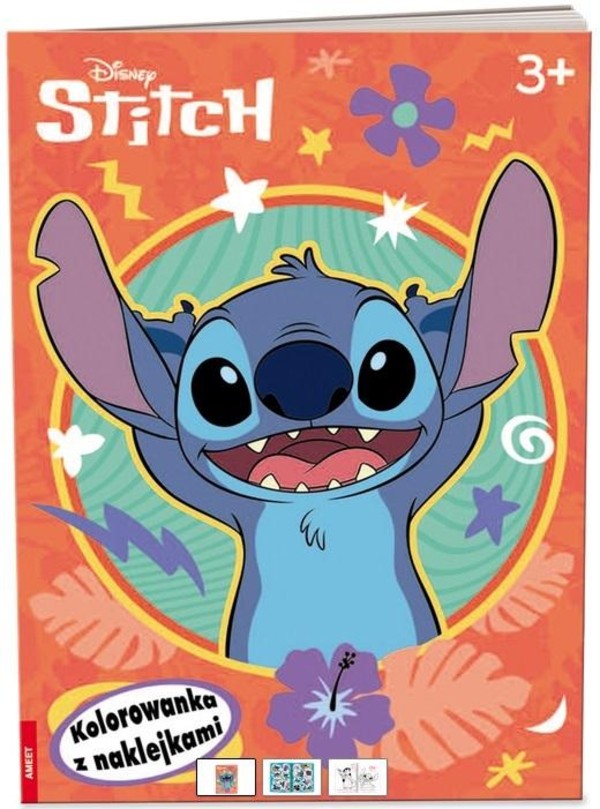 Stitch Kolorowanka z naklejkami