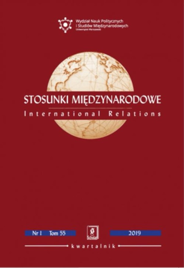 Stosunki Międzynarodowe nr 1(55)/2019 - pdf