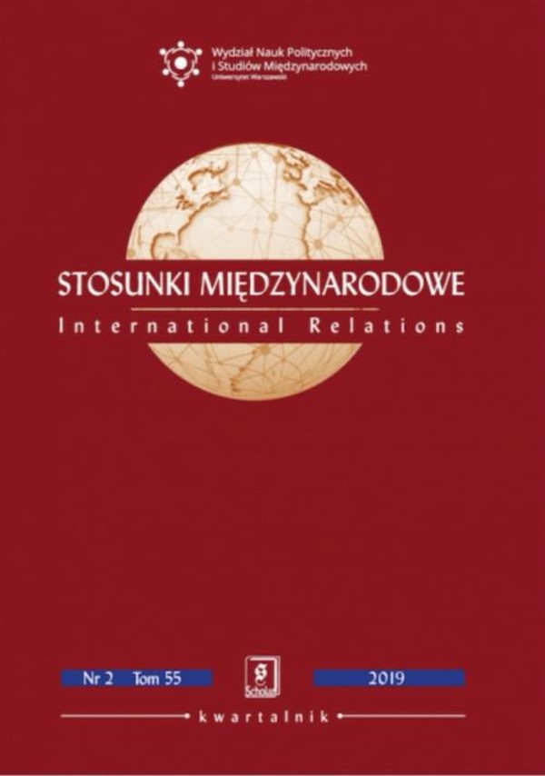 Stosunki Międzynarodowe nr 2(55)/2019 - pdf