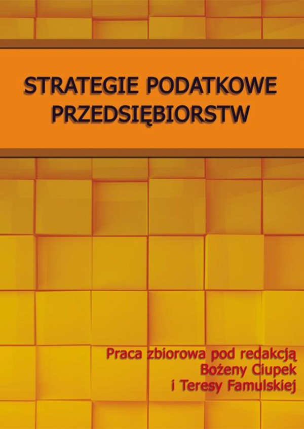 Strategie podatkowe przedsiębiorstw - pdf