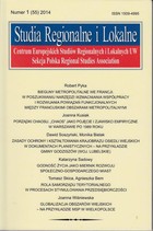 Studia Regionalne i Lokalne - pdf nr 1(55)/2014