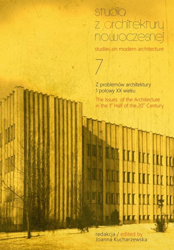 Studia z Architektury Nowoczesnej, t. 7 - pdf