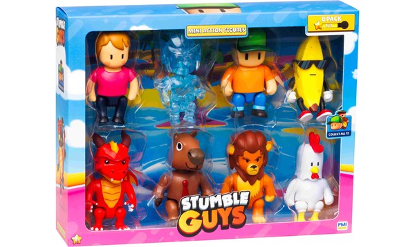 Zestaw 8 figurek Stumble Guys Deluxe Box A