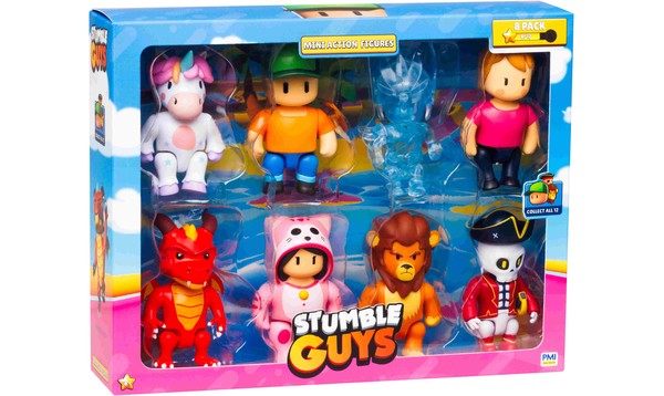 Zestaw 8 figurek Stumble Guys Deluxe Box B