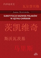 Substytucje nazwisk Polaków w języku chińskim - pdf