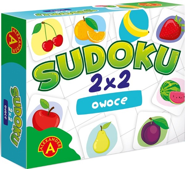Gra Sudoku 2X2 Owoce