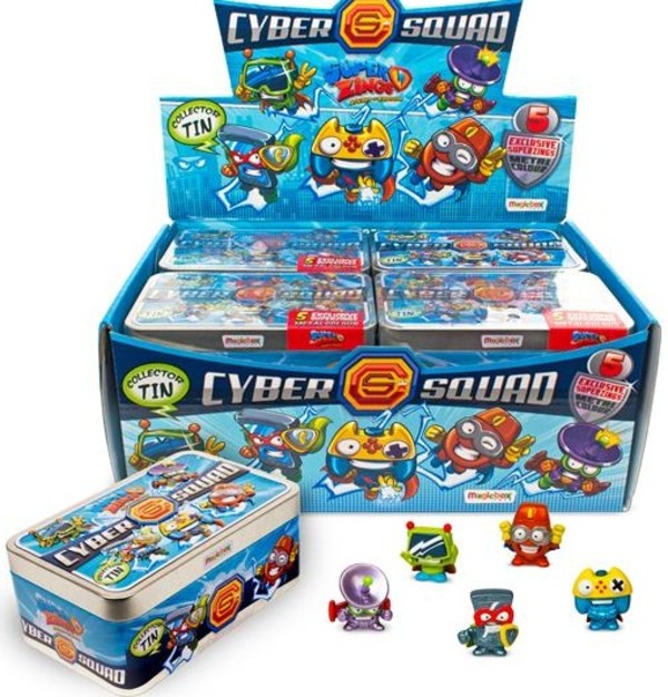 Superzings Cyber Squad - figurki roblox game box pop 4 szt