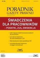 Świadczenia dla pracowników - podatki, ZUS, ewidencja - pdf