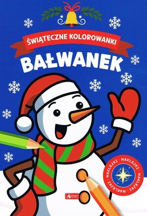 Świąteczne kolorowanki Bałwanek