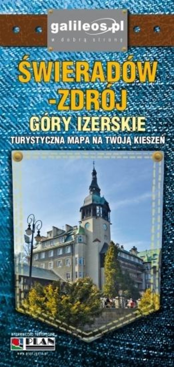 Świeradów Zdrój, Góry Izerskie Mapa turystyczna Skala: 1:10 000 / 1:50 000